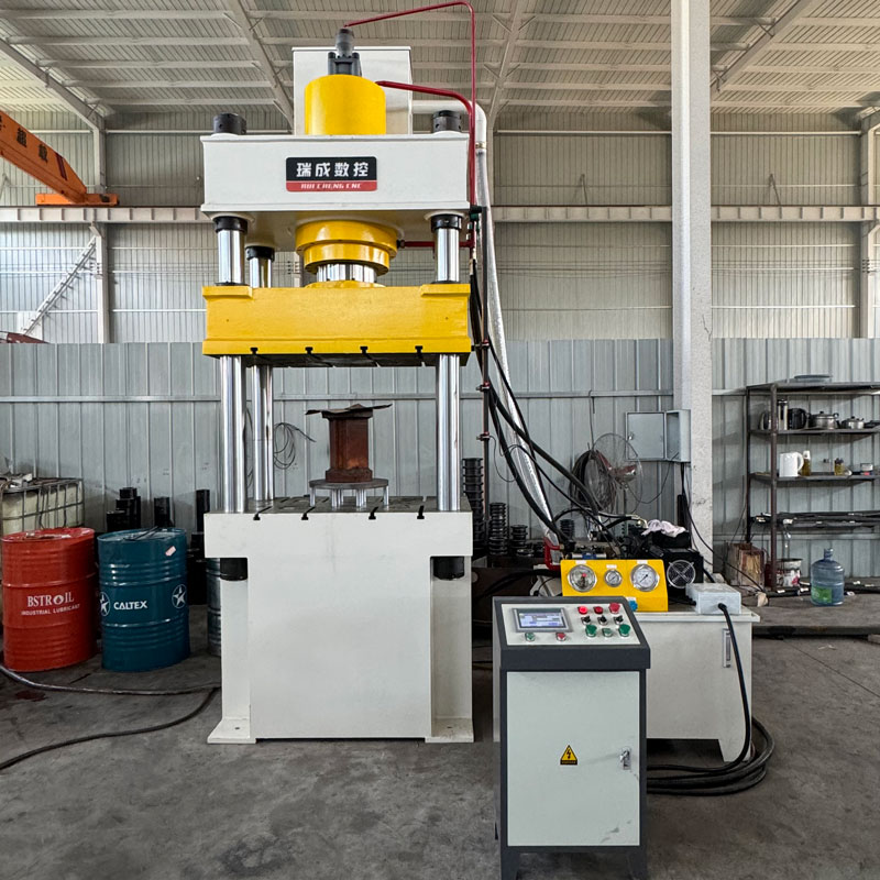 315噸三梁四柱液壓機(jī)多桿頂出 315噸拉伸壓力機(jī)帶plc 315T油壓機(jī)